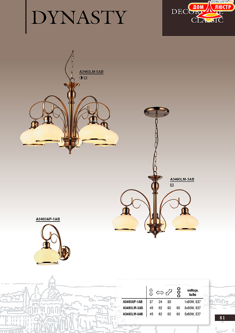 ����������� ������ � ����������� Arte Lamp, ���.: 081