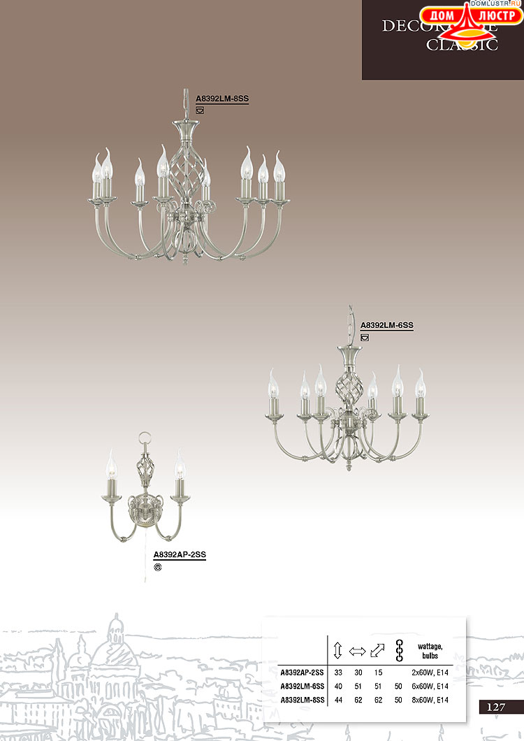 ����������� ������ � ����������� Arte Lamp, ���.: 127