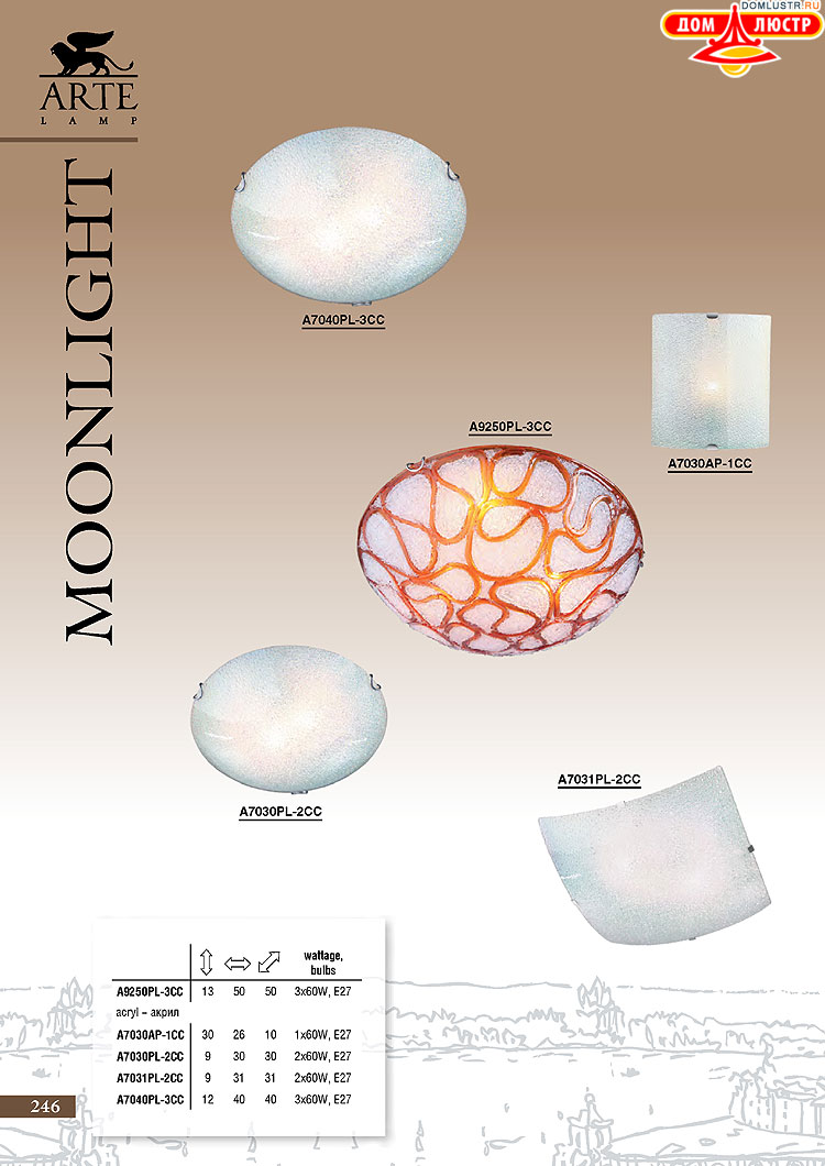 ����������� ������ � ����������� Arte Lamp, ���.: 246