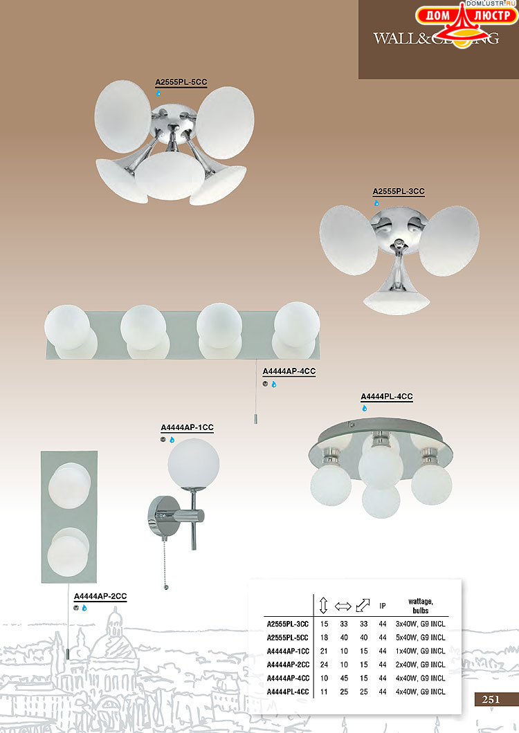 ����������� ������ � ����������� Arte Lamp, ���.: 251