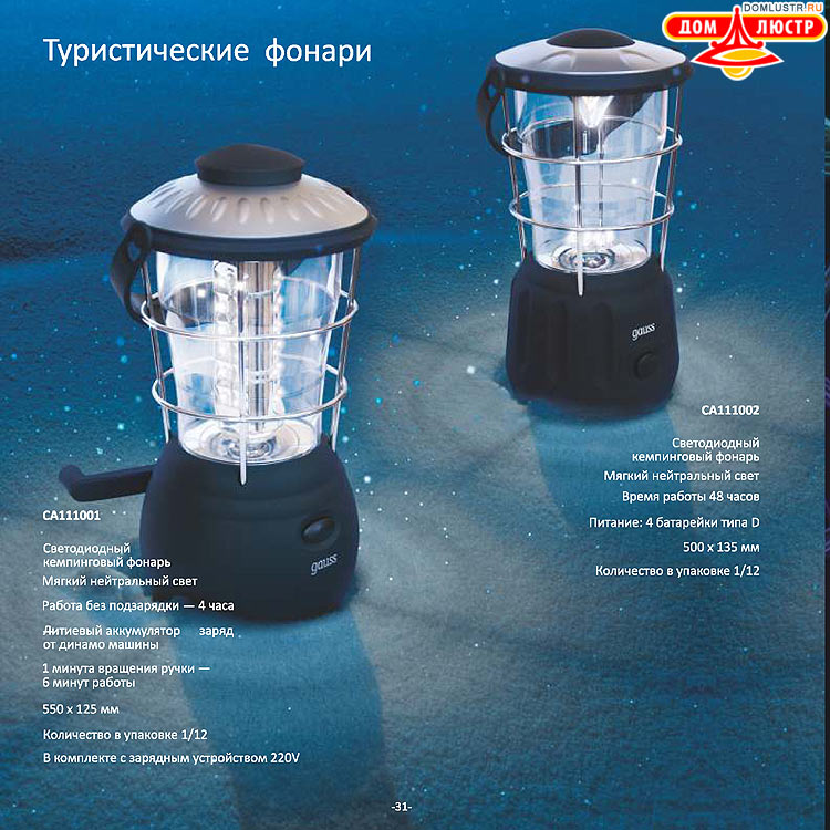Gauss - ������������ LED �����, ����������������� �����; ���.: 31