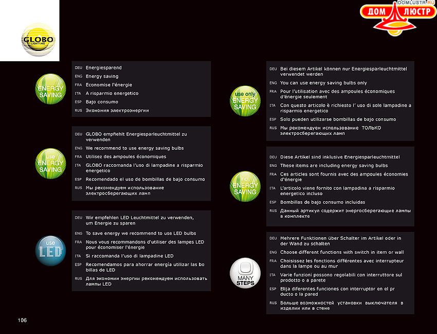 Globo - ������ � �����������, ���.: 106