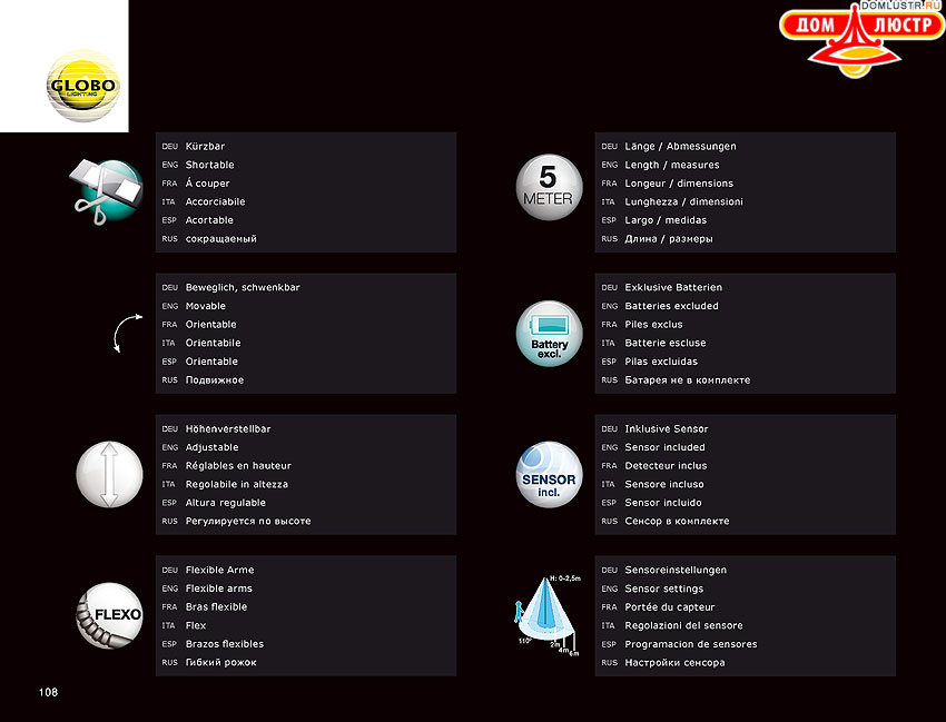 Globo - ������ � �����������, ���.: 108