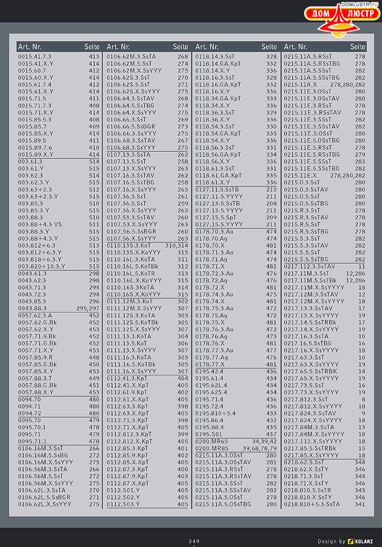 Kolarz - ������ �����������, ���.: 549