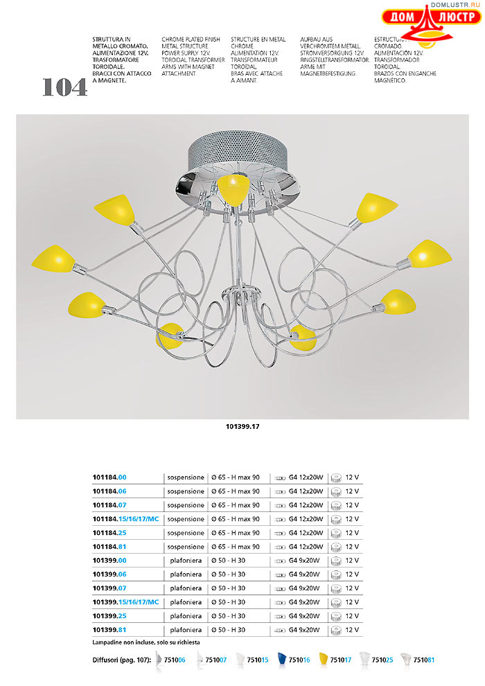 ������ ����������� Metallux ���.: 104