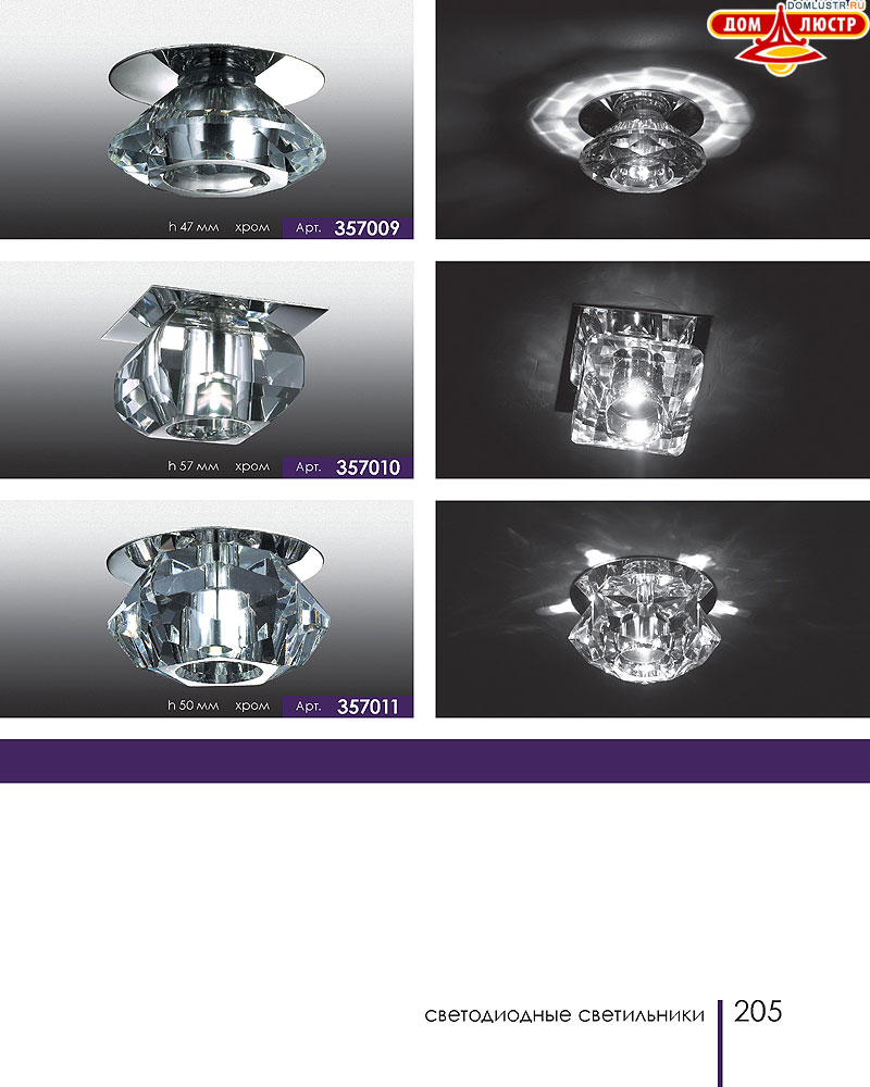 Novotech - встраиваемые светильники, ландшафтные светильники, декоративные встраиваемые светильники, влагозащищенные встраиваемые, мебельные светильники, светодиодные светильники, стр.: 205