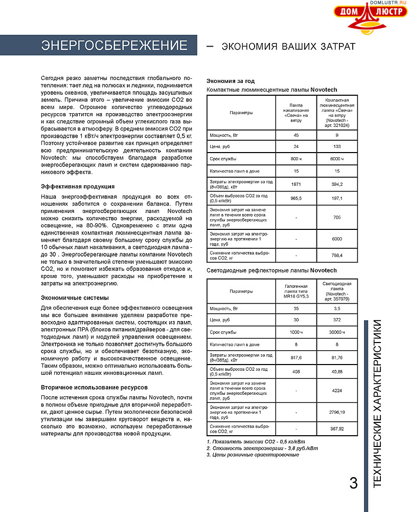 Novotech - ����� ����������, ����� ������������, led, ����������������� �����; ���.: 03