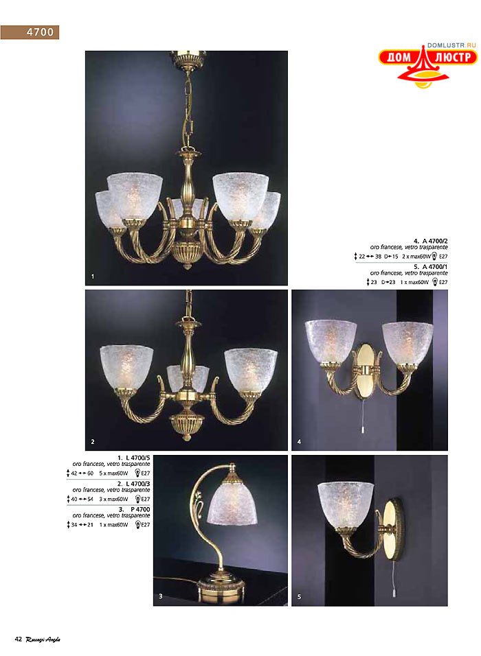 ������ � ����������� Reccagni Angelo, ���.: 042