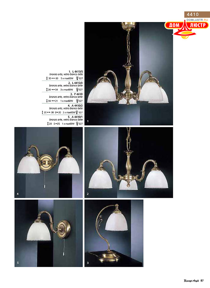 ������ � ����������� Reccagni Angelo, ���.: 087