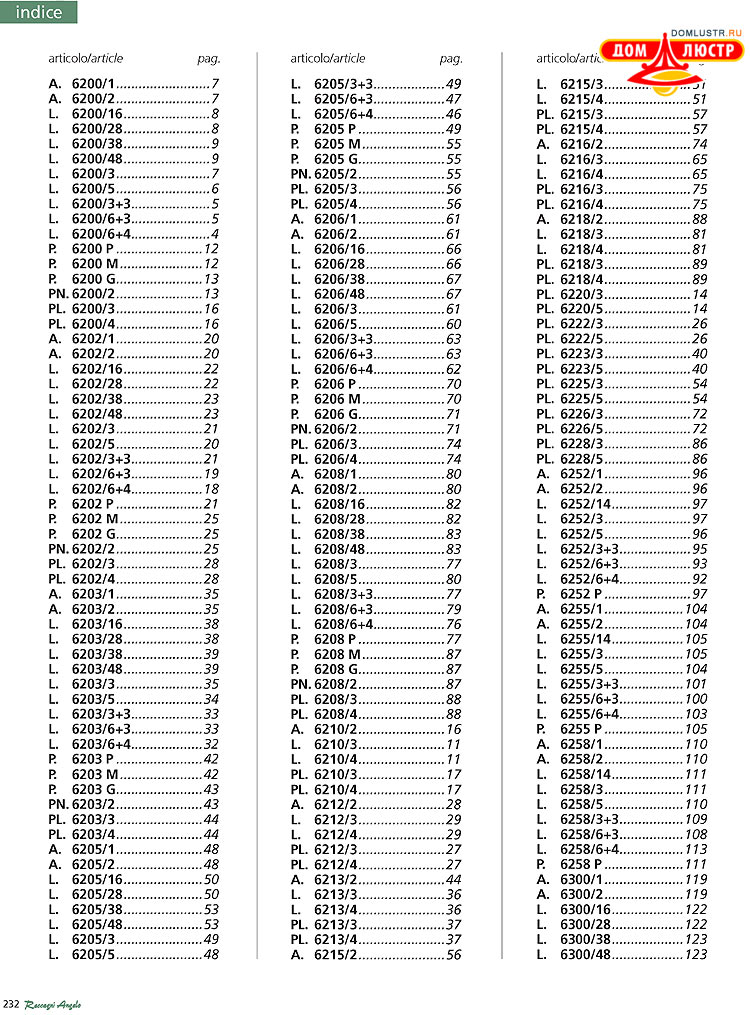 Reccagni Angelo - ����������� ������ � �����������, ���.: 232